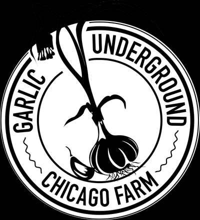 logo for garlic underground